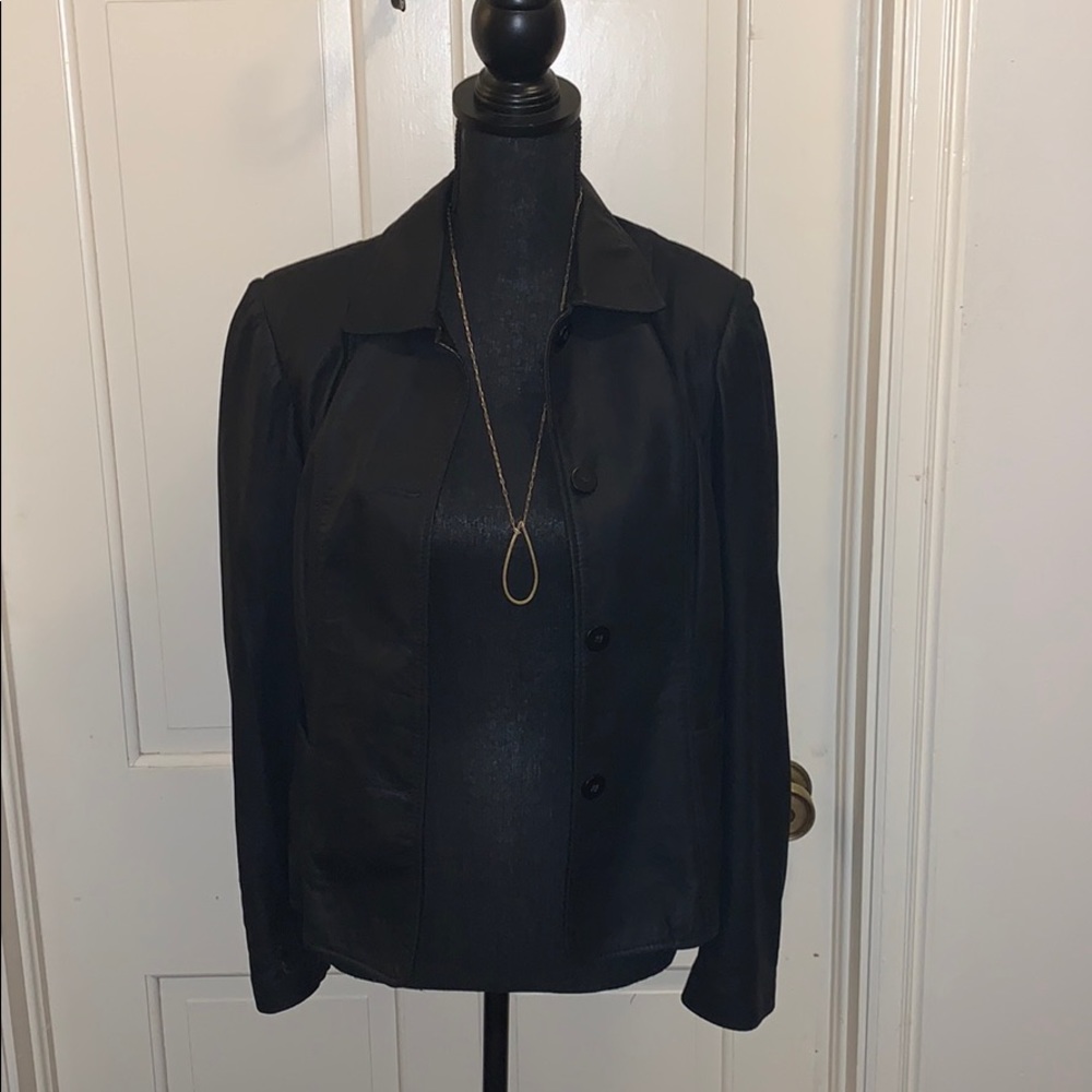 Vintage Remy Black Leather Jacket size S